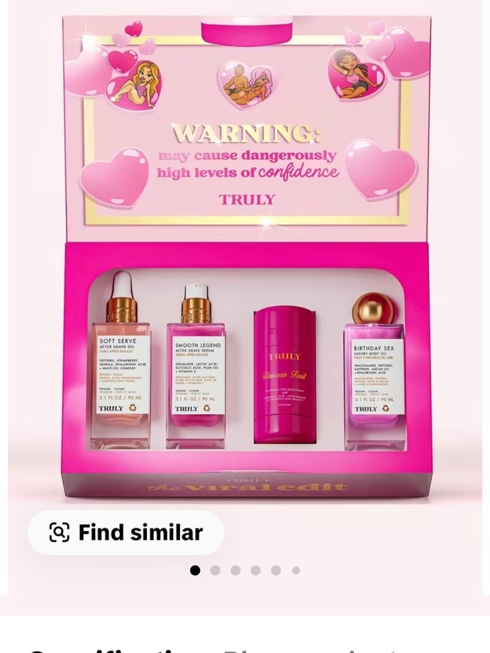 TRULY Pink Women’s Bath & Body Gift Set